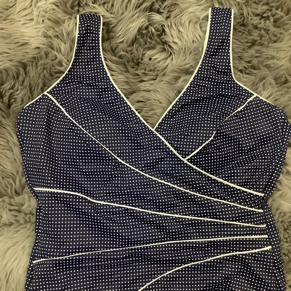 Kirkland | Women's One Piece Swim Suit | Blue - Picture 2 of 4